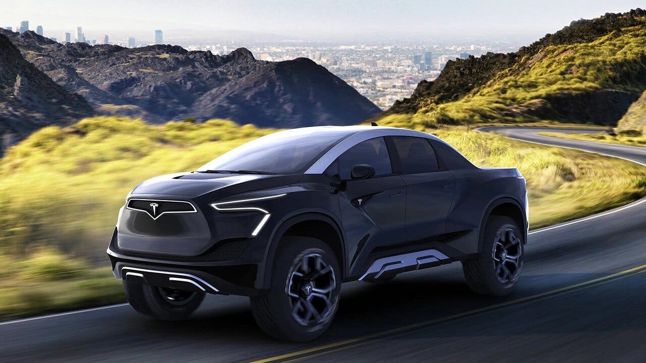 Emre Husmen, rendering tesla pickup