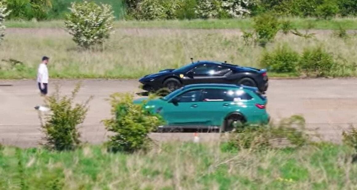 Ferrari SF90 VS BMW drag race