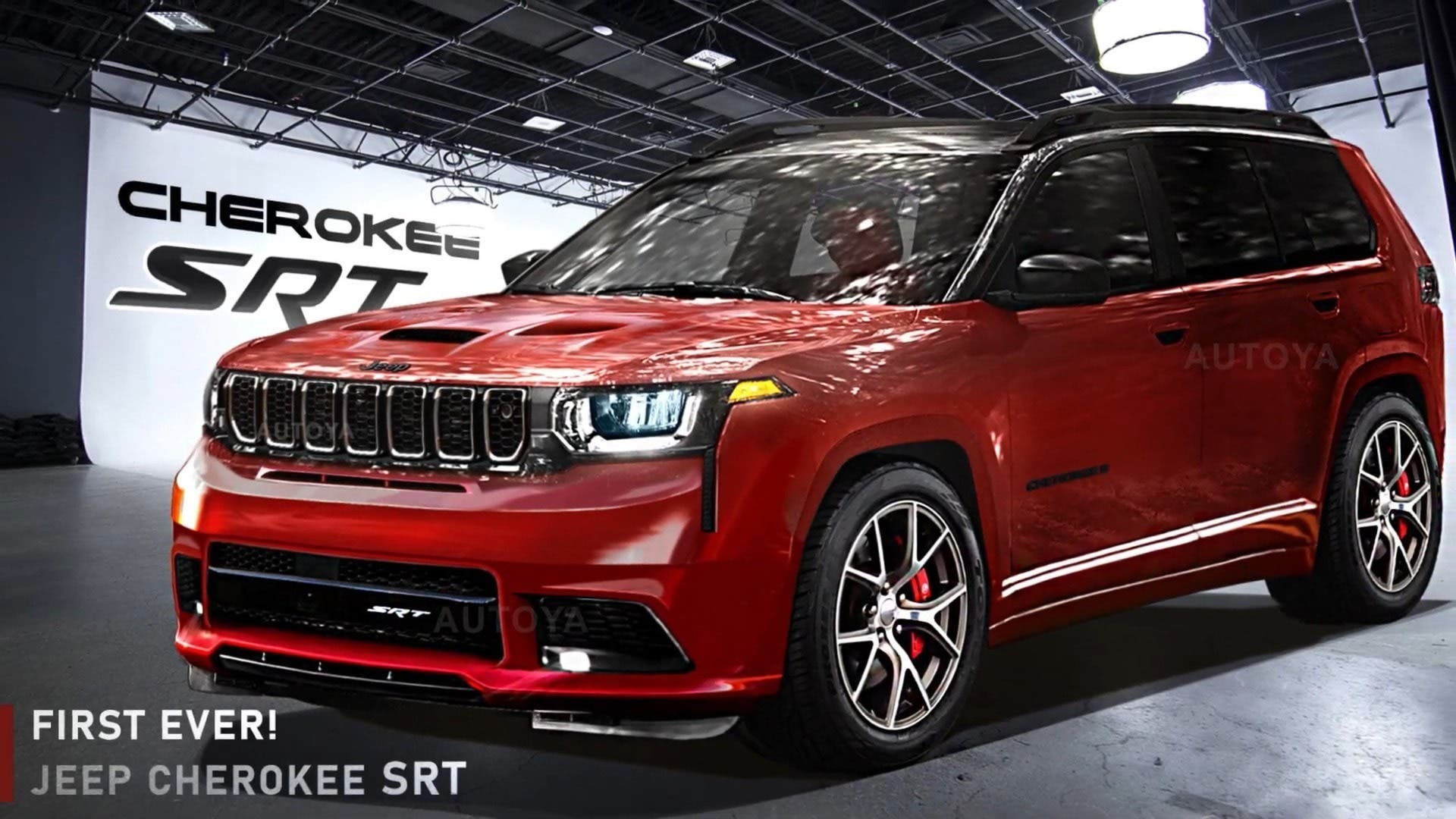 Jeep Cherokee SRT render