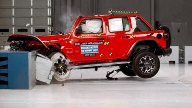 Jeep Wrangler crash test