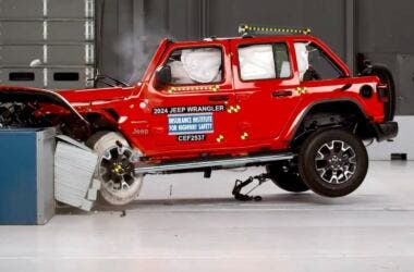 Jeep Wrangler crash test