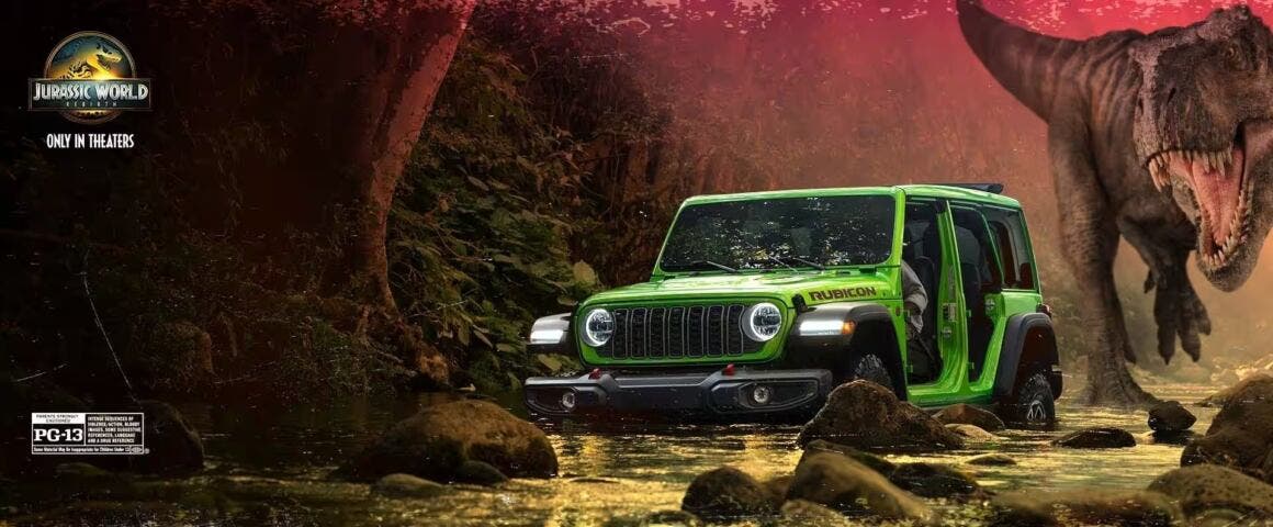 Jeep will launch a collaboration campaign with the film “Jurassic World: Resurrection.”