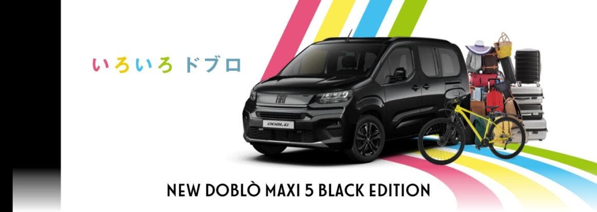 NEW Doblò MAXI 5 BLACK EDITION