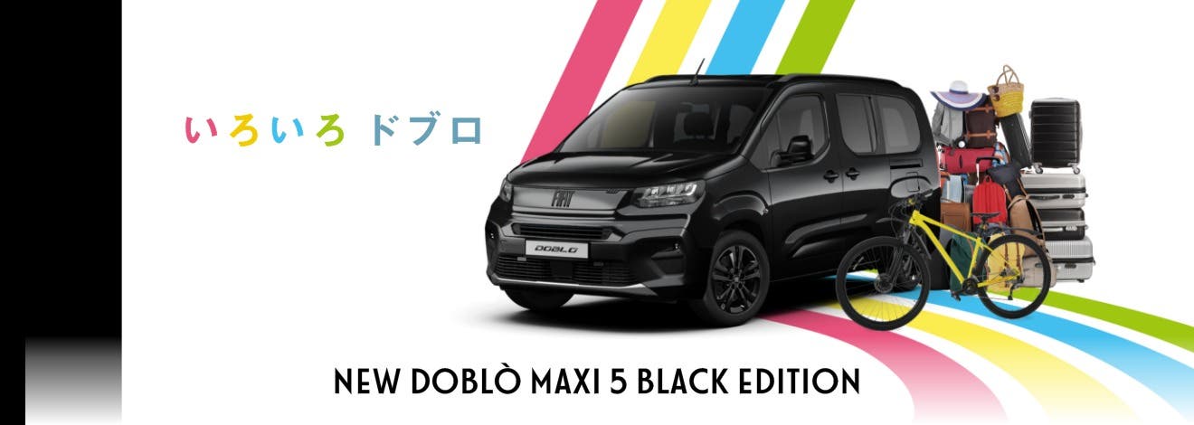 NEW Doblò MAXI 5 BLACK EDITION