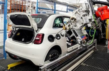 New Fiat 500 Hybrid at Mirafiori