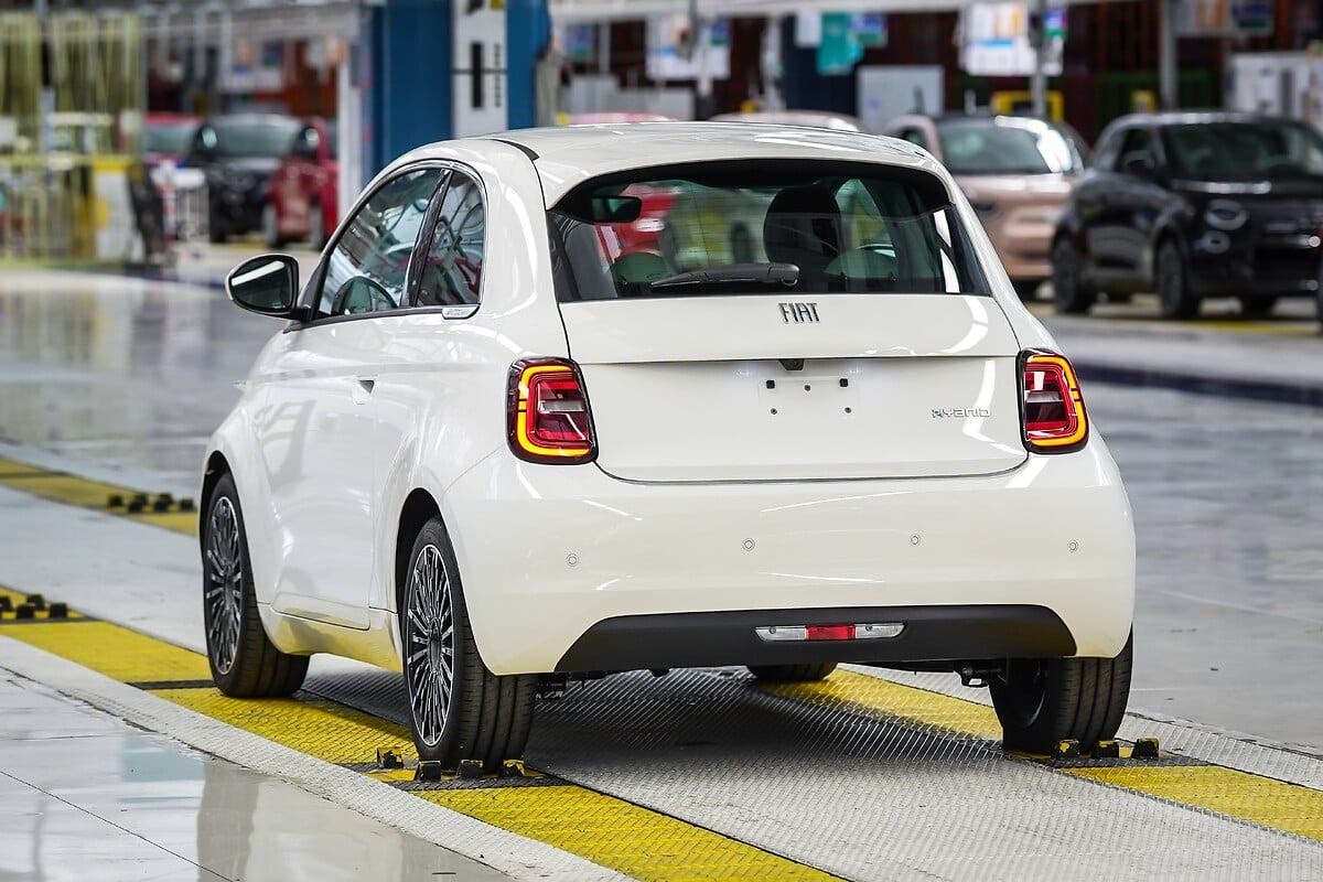 New Fiat 500 Hybrid at Mirafiori