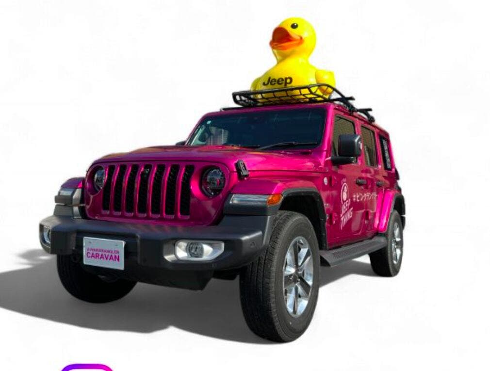Jeep, the “Pink Wrangler Caravan” touring Asia