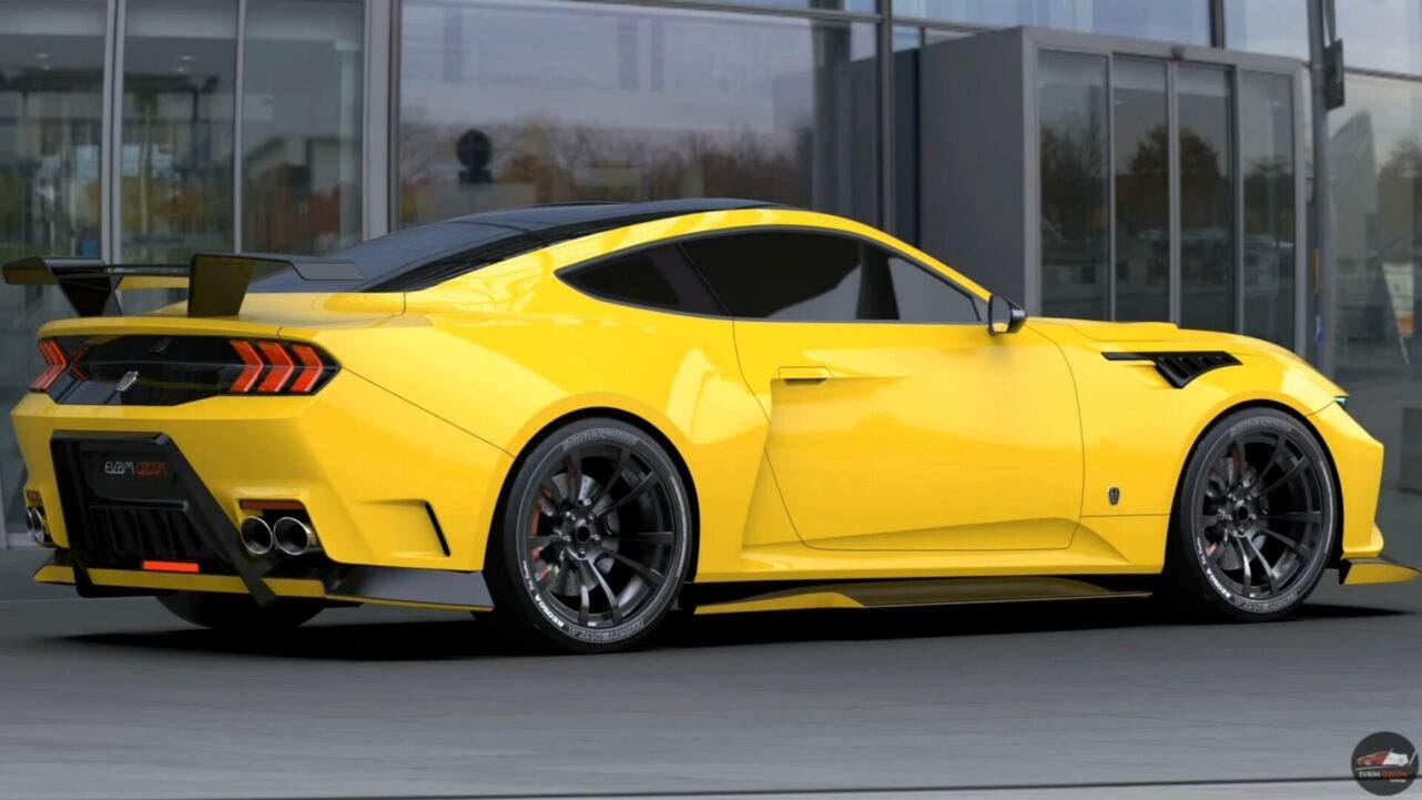 ford mustang shelby gt500 rendering