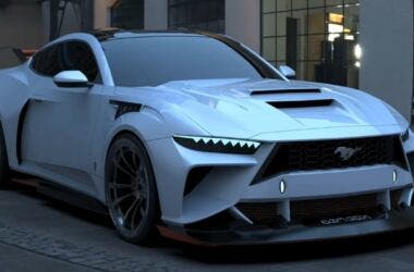 ford mustang shelby gt500 rendering
