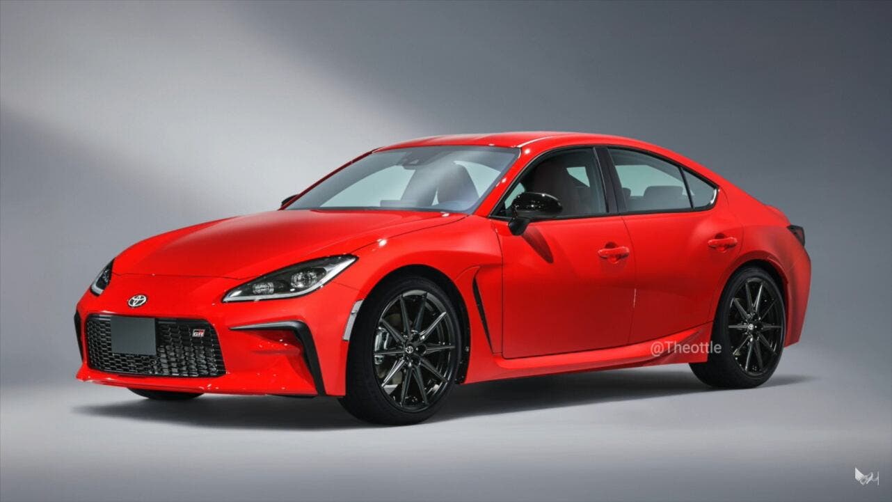 toyota gr86 - altezza - render theottle