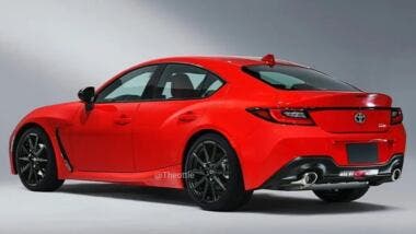 toyota gr86 - altezza - render theottle