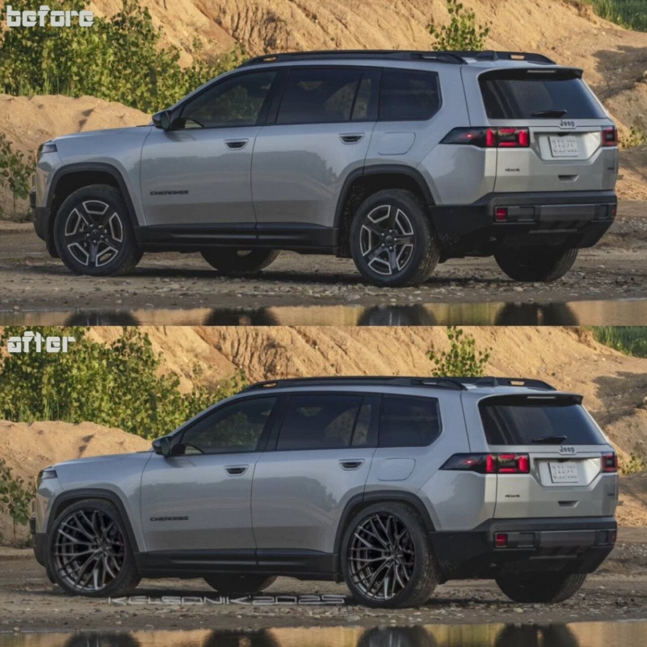 2026 Jeep Cherokee render wheels