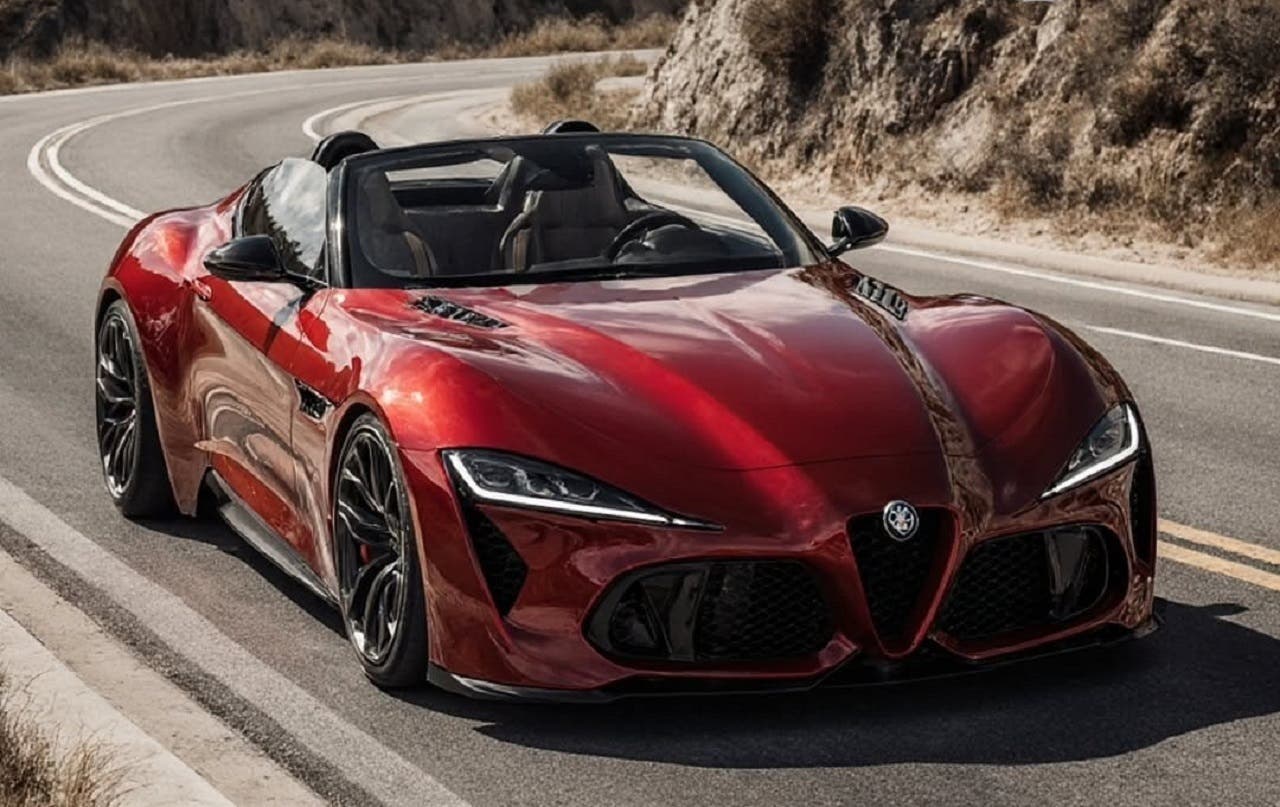 Alfa Romeo Spider render
