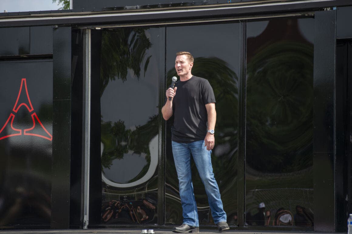 Dodge CEO Matt McAlear announces the new SIXPACK-powered 2026 D