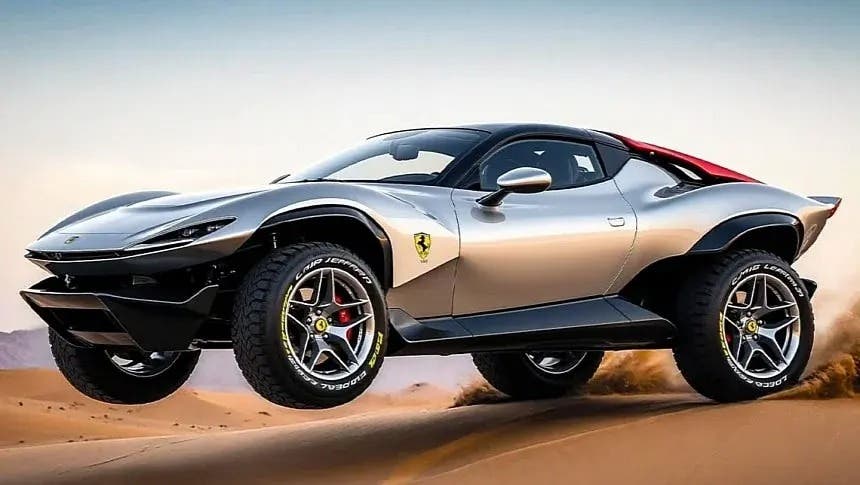 Ferrari Sand render