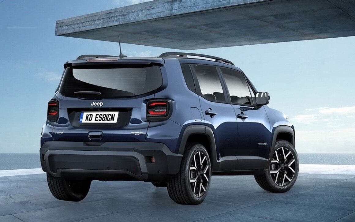 Jeep Renegade restyling render