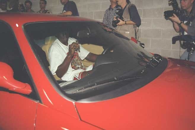 Michael Jordan Ferrari 550 Maranello