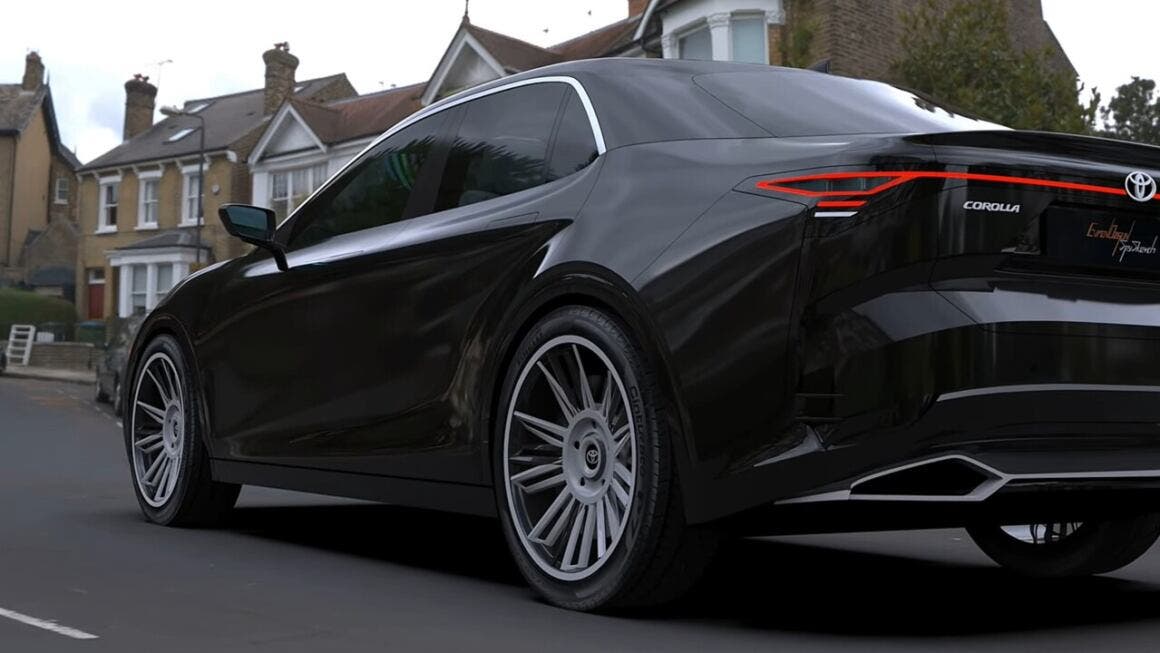 toyota corolla sedan render