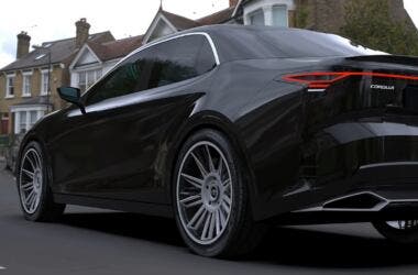 toyota corolla sedan render