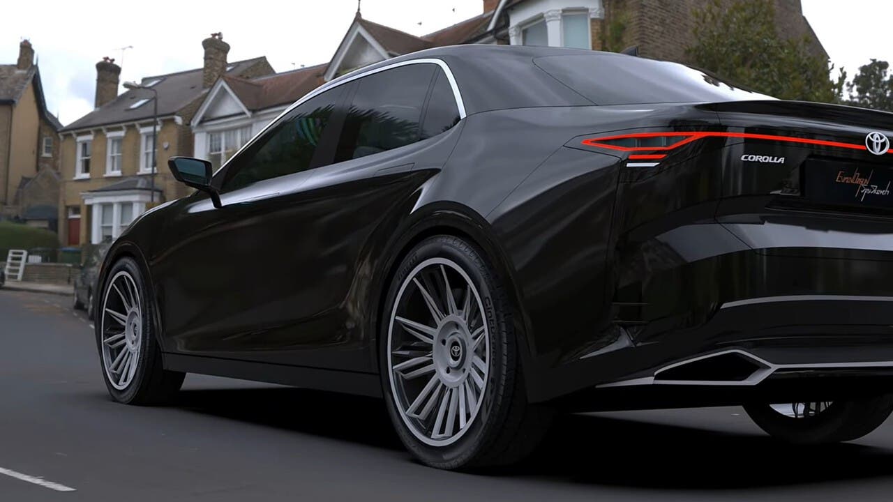 toyota corolla sedan render