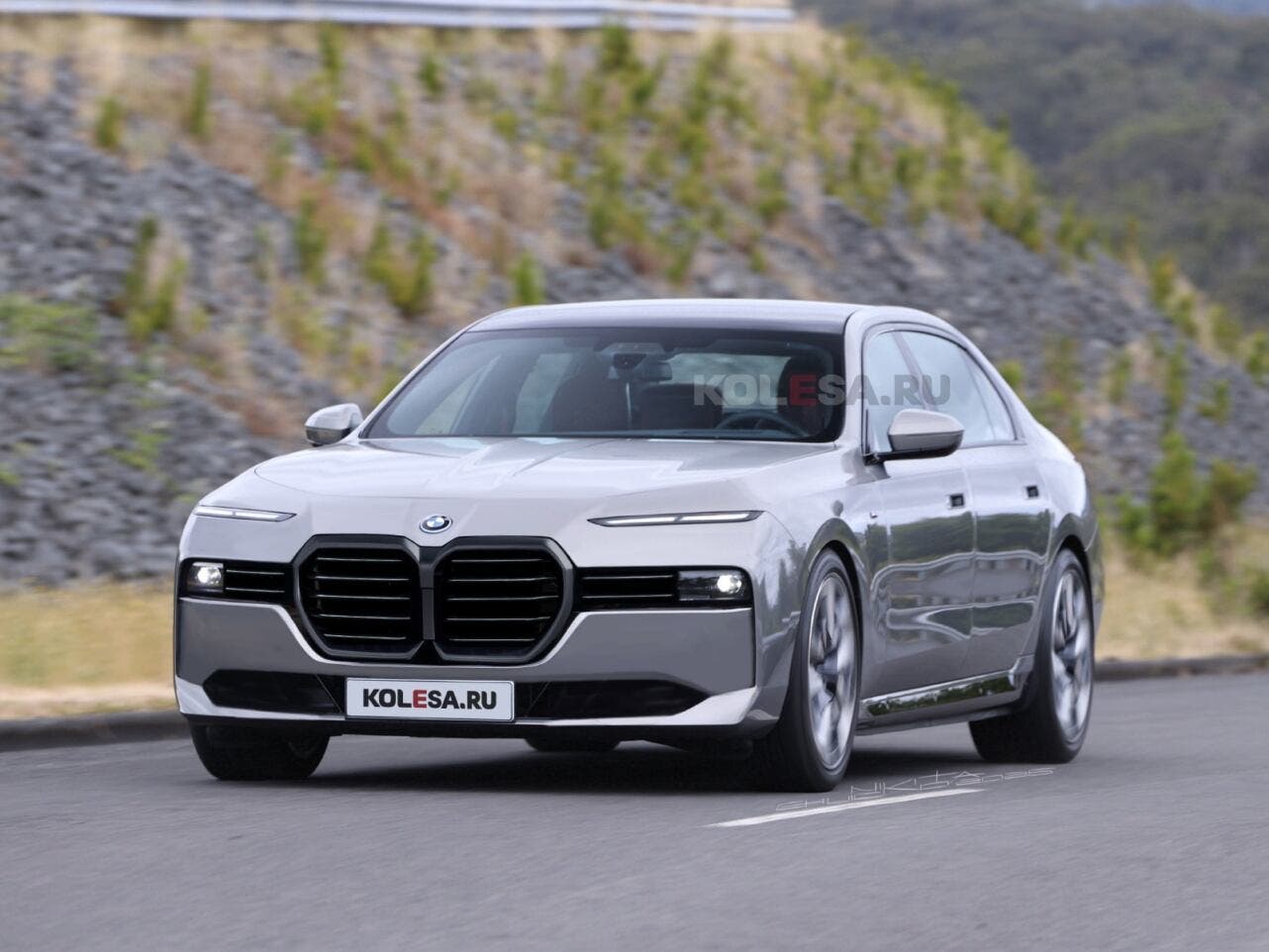 BMW 7 Series render