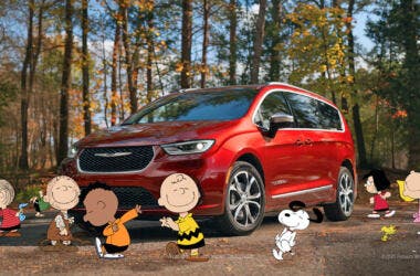 The new marketing campaign for the Chrysler Pacifica featuring PEANUTS