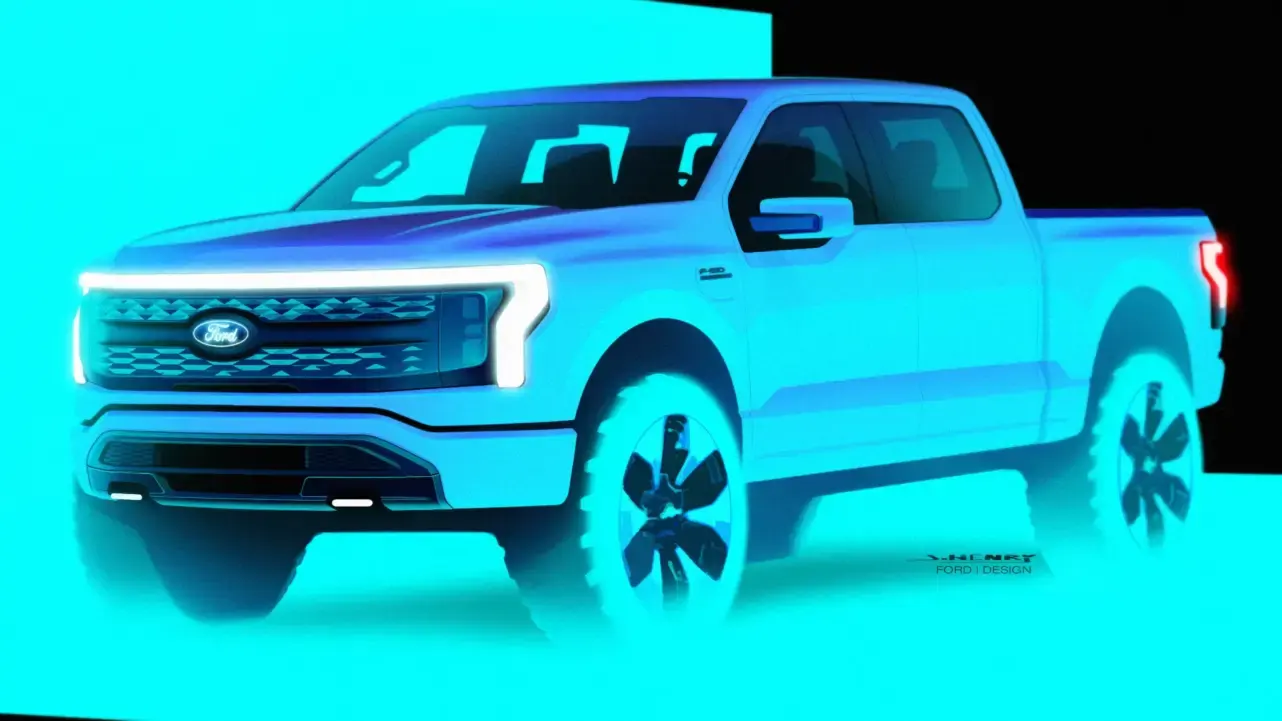 ford f-150 lightning sketch