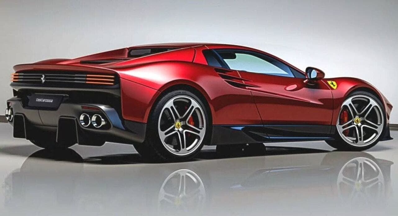 Ferrari Testarossa render