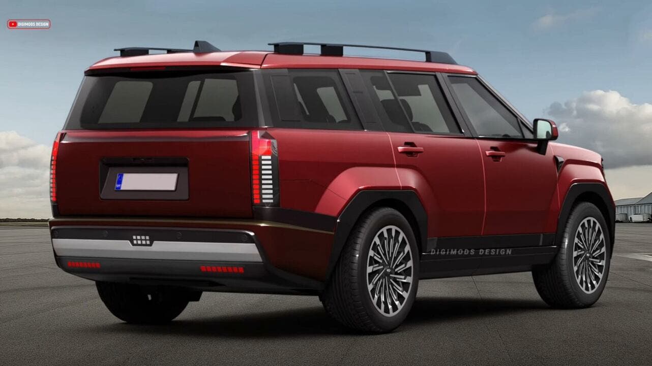 Hyundai Santa Fe 2027 rendering