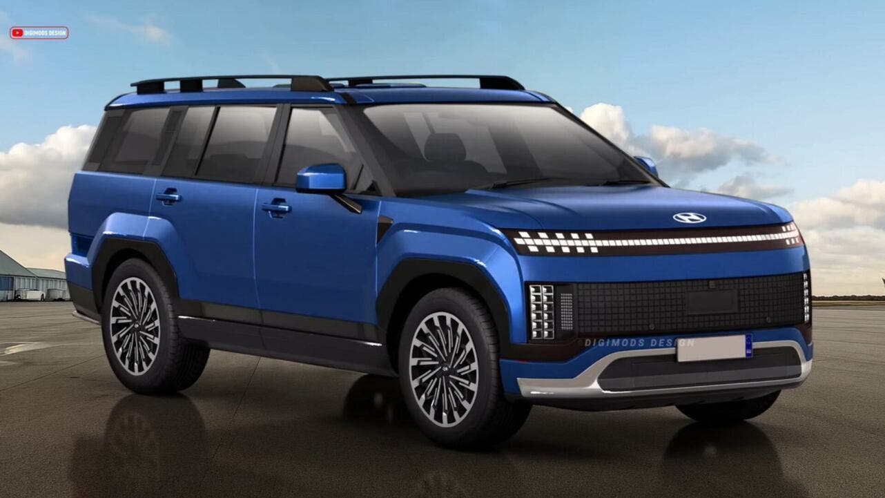 Hyundai Santa Fe 2027 rendering