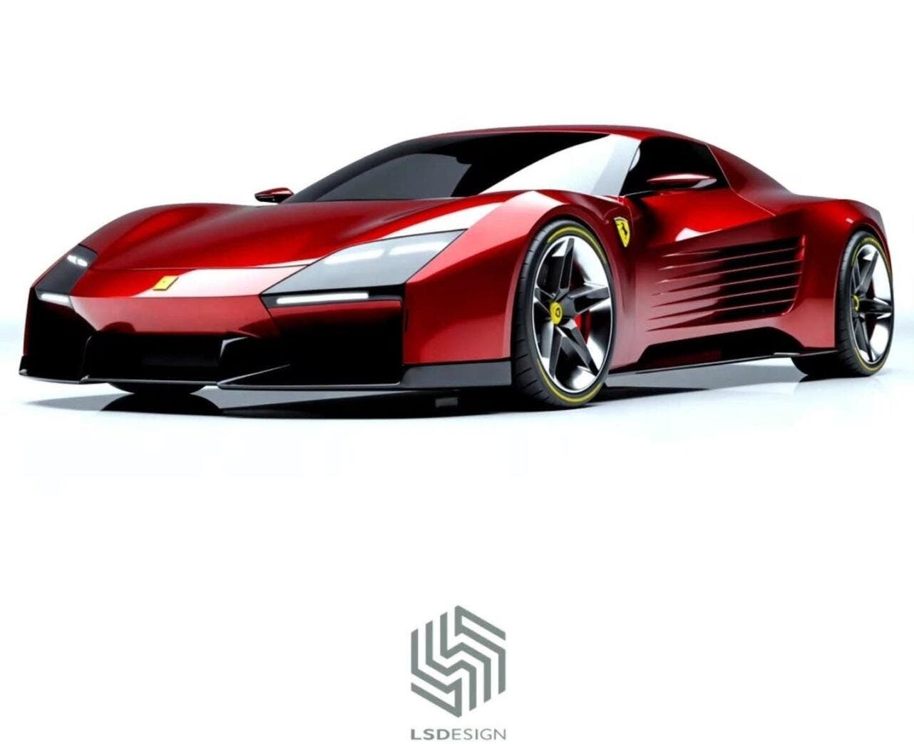 New Ferrari Testarossa render