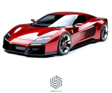 New Ferrari Testarossa render