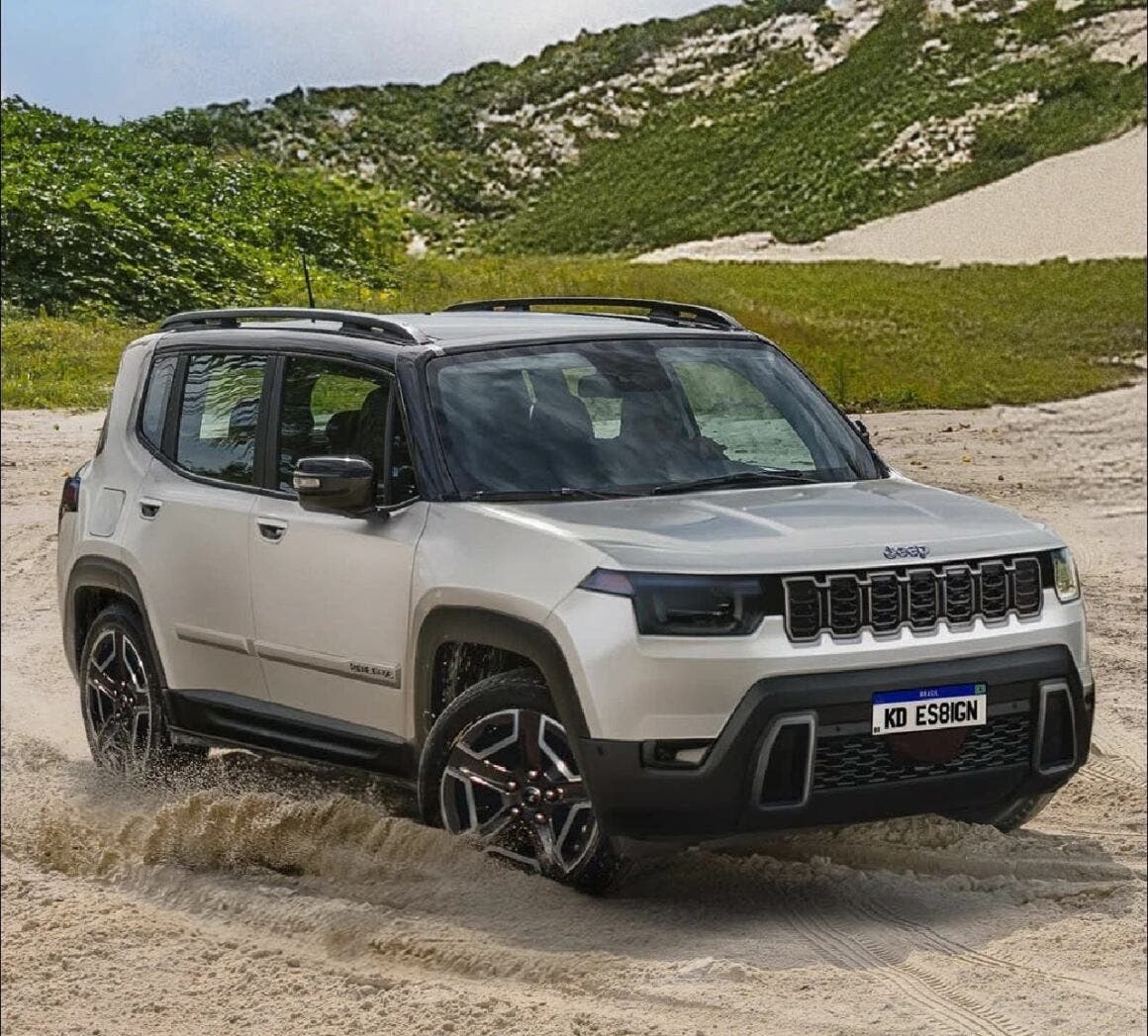 New Jeep Renegade restyling render