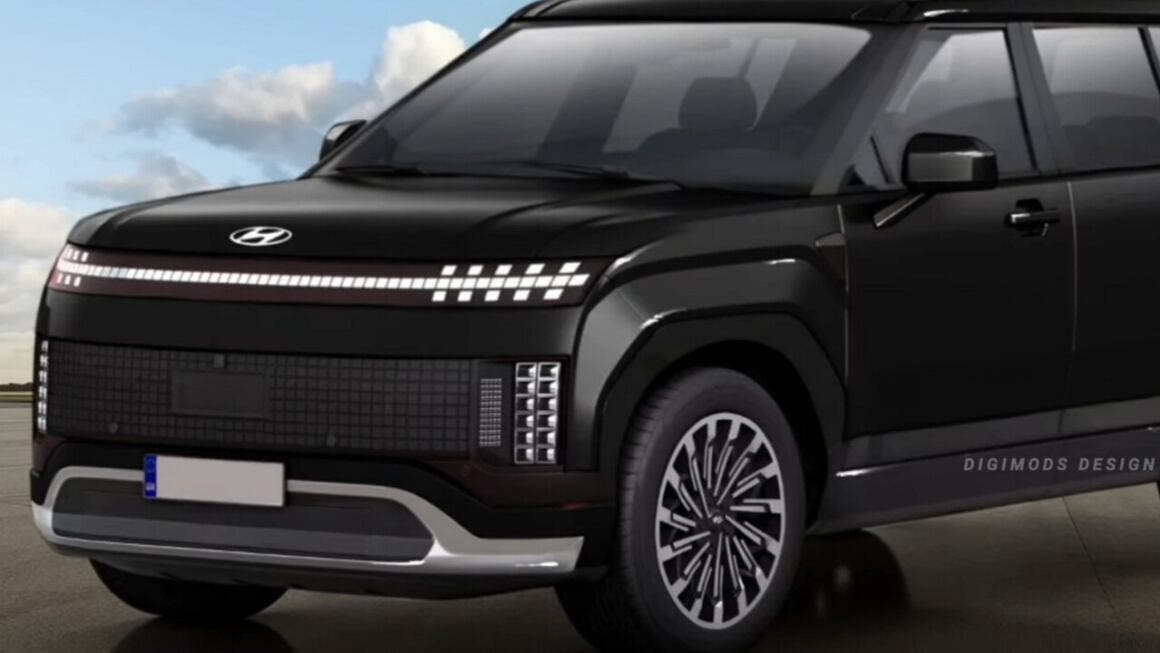 Hyundai Santa Fe 2027 rendering