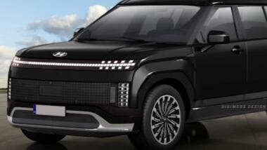Hyundai Santa Fe 2027 rendering