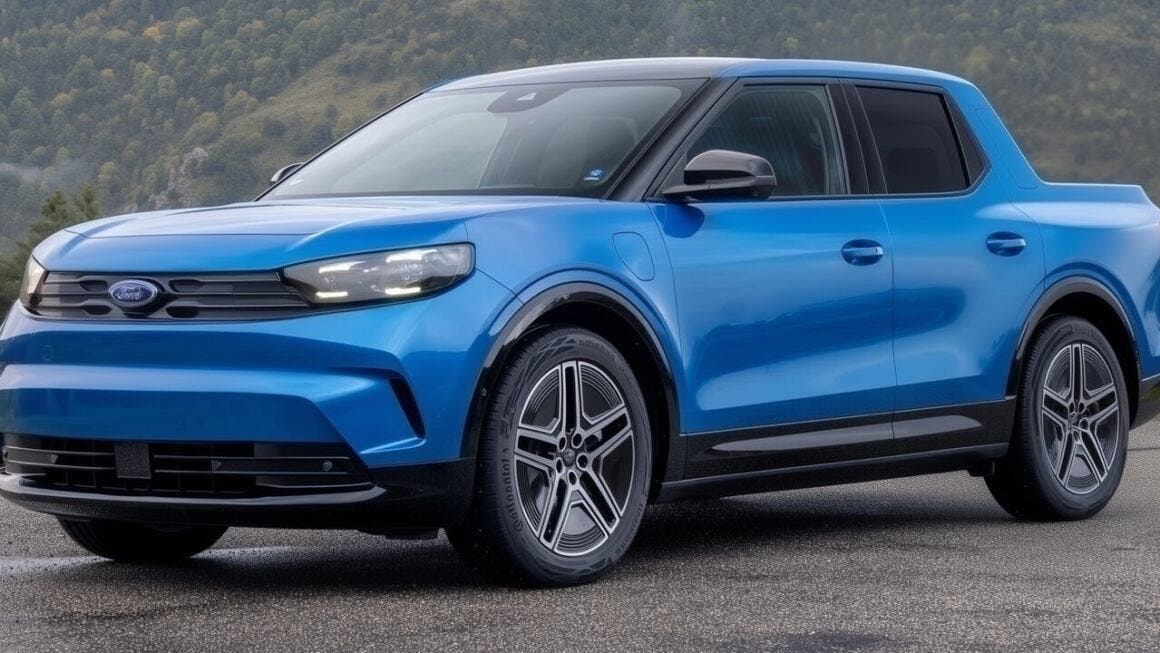 ford pickup ev render