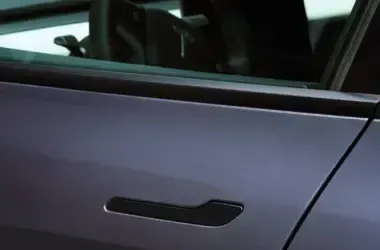 tesla model y door system