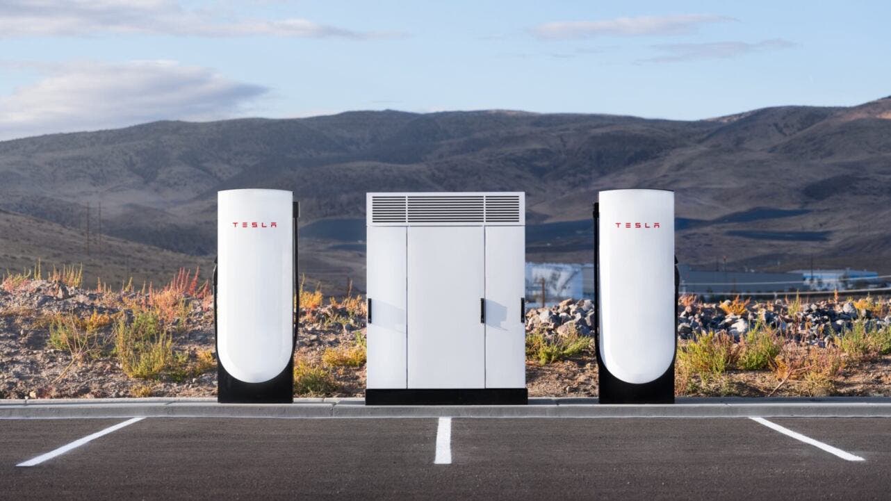 tesla superchargers