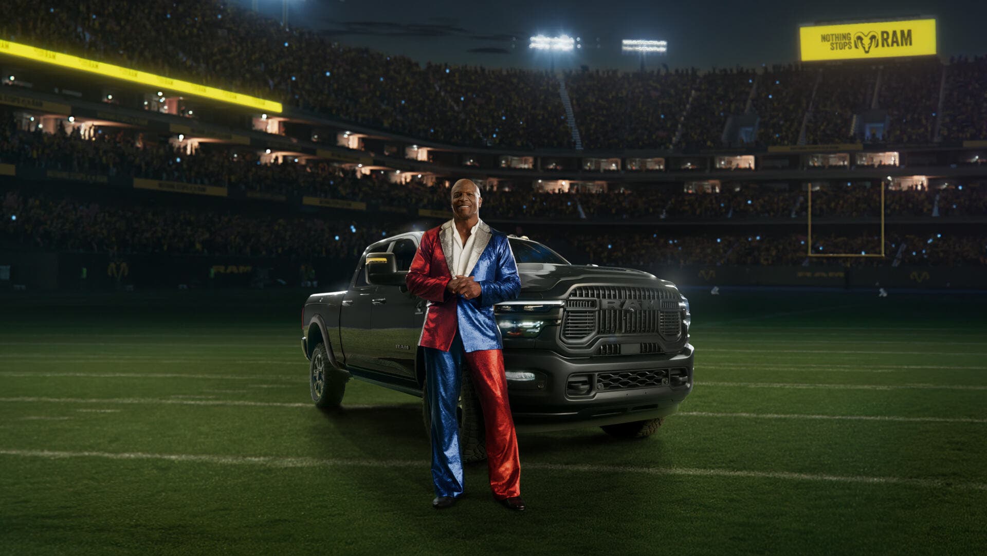 The new Ram “Epic Launch” campaign starring Terry Crews