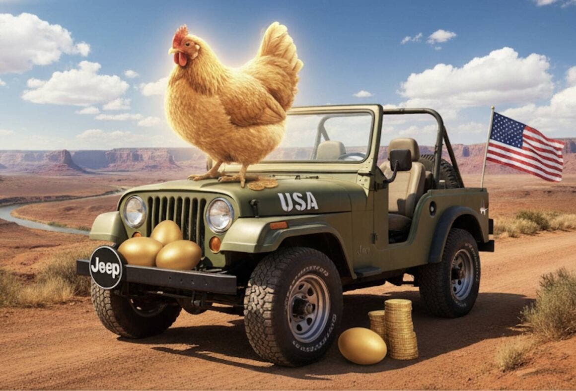 Jeep golden goose