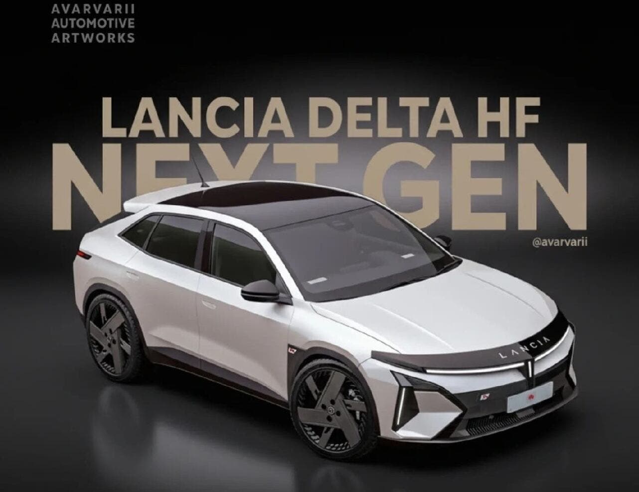 Lancia Delta HF Integrale render
