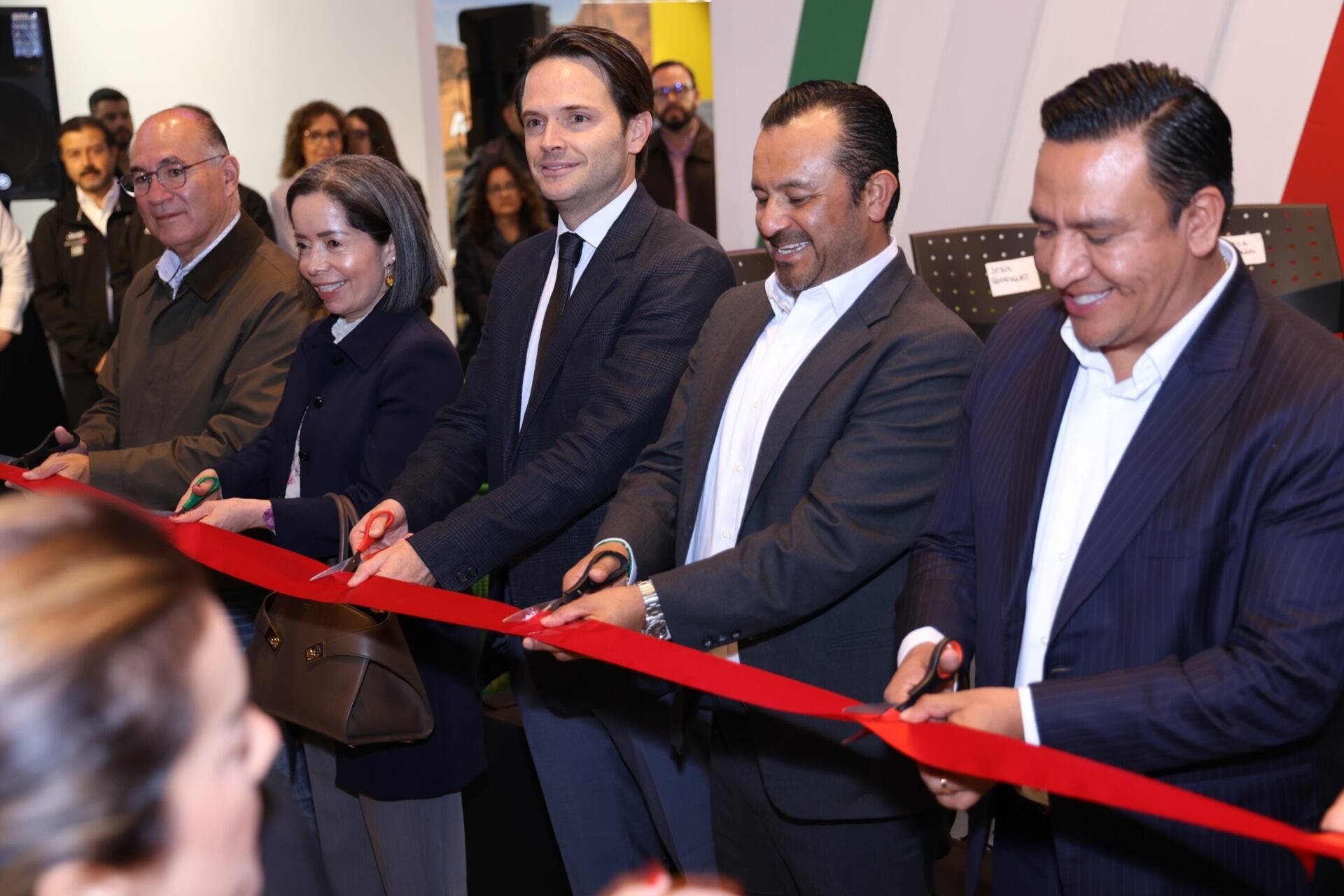 Iel González Luque, CEO of Stellantis Mexico, at the Eurofrance inauguration