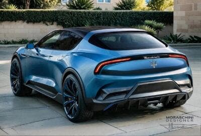 Maserati Levante render