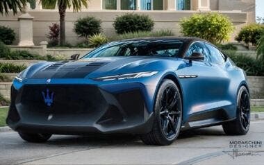 Maserati Levante render