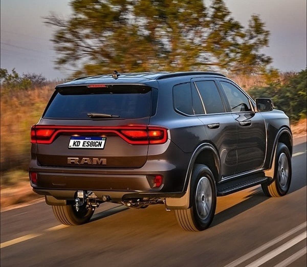 Ram Dakota SUV render