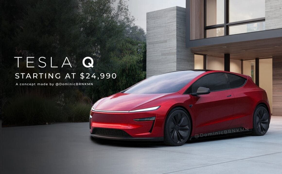 Tesla Model Q render