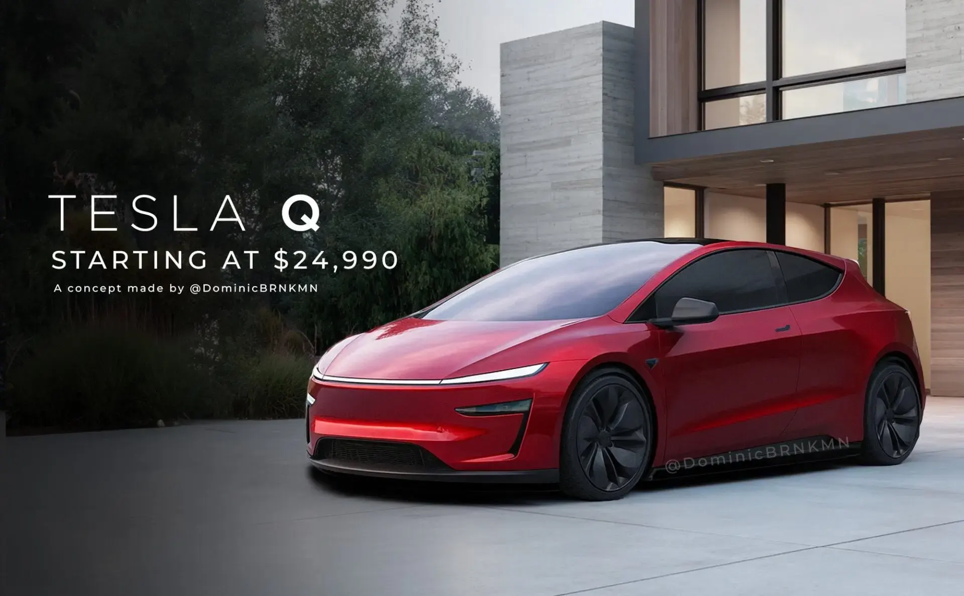 Tesla Model Q render