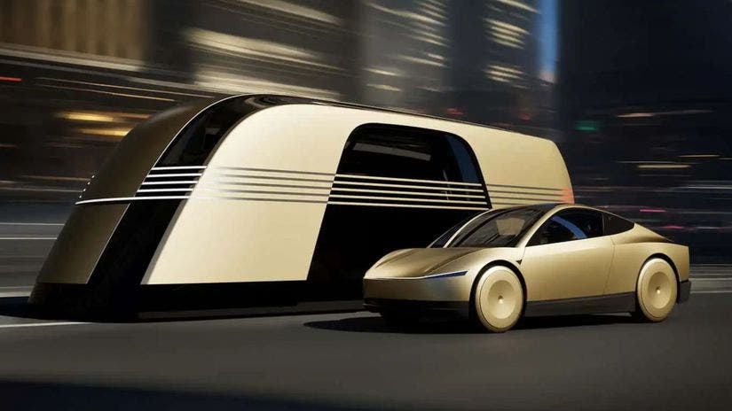 tesla cybercab and robovan