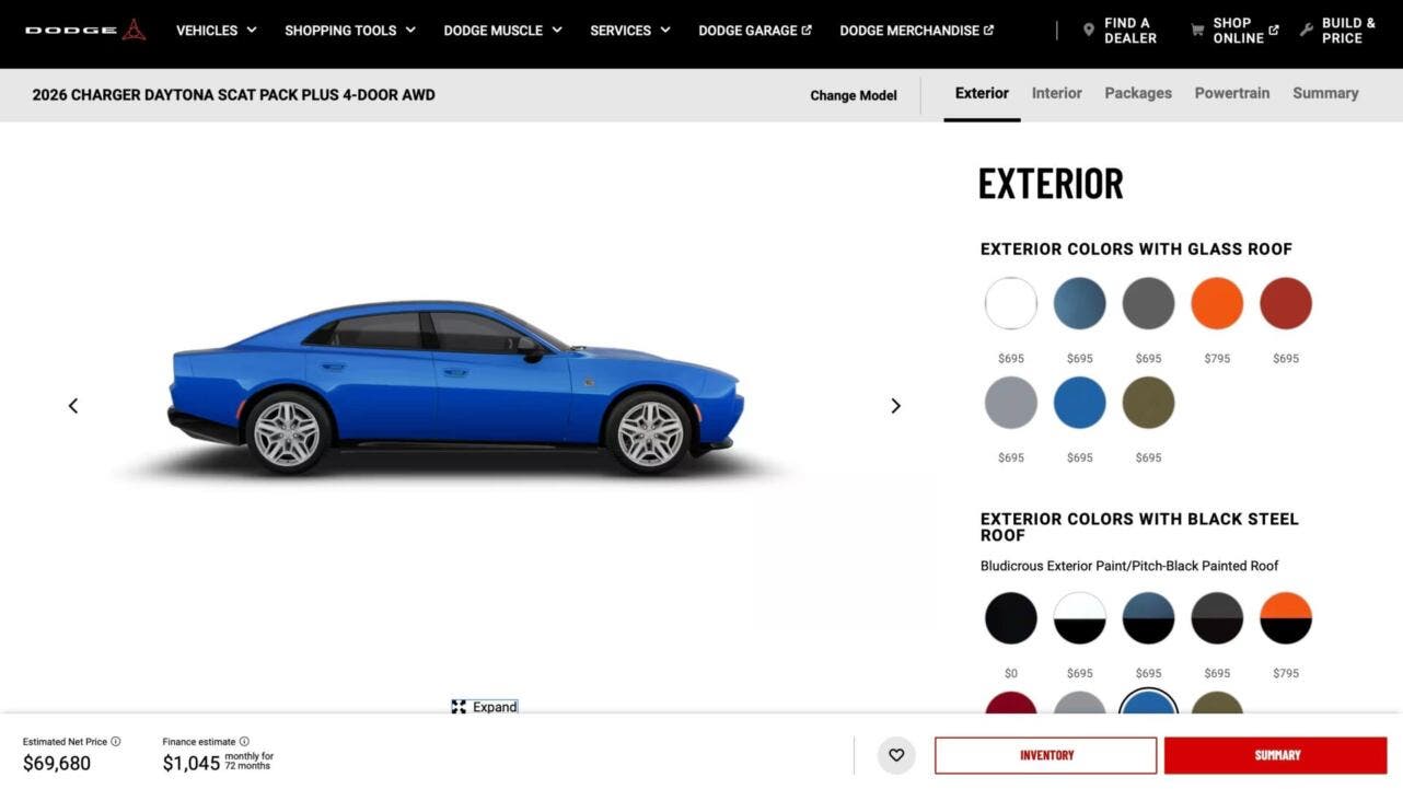 2026 Dodge Charger Daytona Scat Pack Plus Four-Door