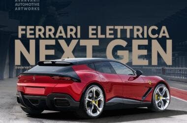 Ferrari Elettrica render